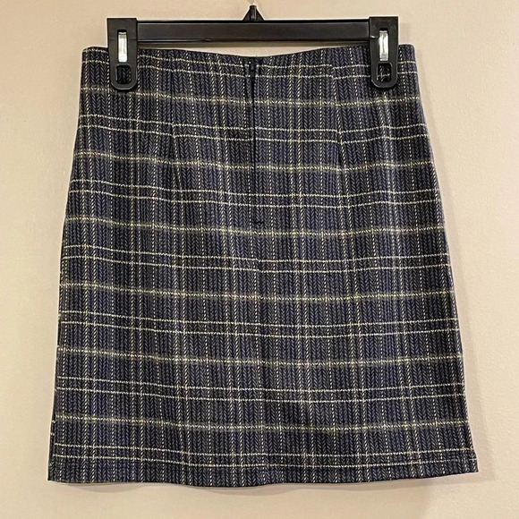 MODCLOTH Sweet Silver Linings Plaid Mini Skirt - Picture 3 of 7